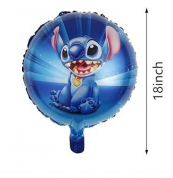 BalloonyFly Disney Stitch,Balloon,foil,blue,multicolor,birthday,supplies,theme,set,party,balloons,costume,outfit,tableware,birthday party,Star,Lilo,decoration