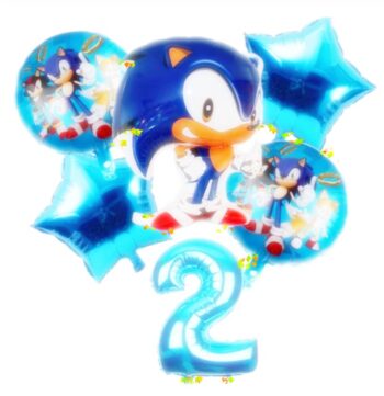 BalloonyFly Sega Balloons,Birthday,foil,helium,Theme,Decoration,Party,Gift,super hero,baby,superheros,boy,girls,cake,retro,exclusive,mouse,speed,characters