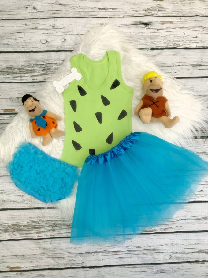 BalloonyFly Ship Today,Pebbles Girl Outfit,Flinstones Characters costume,Pebbles Shirt,Diaper Cover,Tutu,Birthday Pebbles Party Theme,Clothes,Dress