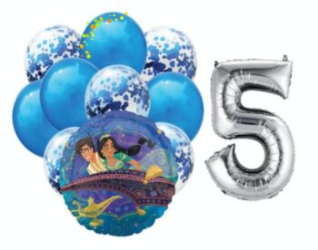 BalloonyFly Jasmine,Aladdin,Tableware,Bouquet,Decoration,Custom,Balloons,Birthday,Party,Theme,Costume,Outfit,Latex,Party Set,Birthday Set,one of a kind