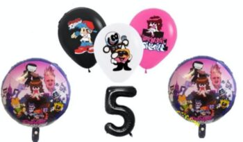 BalloonyFly Night Funkin,Balloons,Birthday,Decoration,Party Theme,Supplies,Tableware,Gift,Present,Latex Balloons,ship today,cake,girls,Best seller