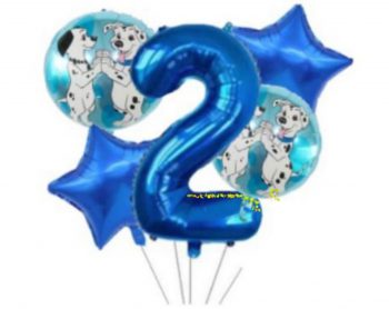 BalloonyFly Disney 101 Dalmatians,Birthday,Balloons,Set,Party,Theme,Decoration,Cruella,Girl, Boy,Helium,foil,Toddler,dogs,animals,ship today,dalmatas,puppy