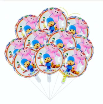 BalloonyFly Pocoyo,balloons,mylar,foil,Birthday,Supplies,Party,Plates,Cups,Decoration,supply,helium,bouquet,baby,cake,cupcake,,celebration, my first
