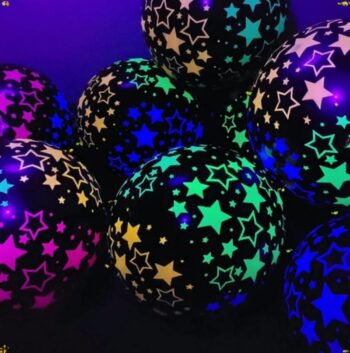 BalloonyFly ship today,Neon,birthday party theme, favors,Glow in the dark,decoration,boy and girls,supplies,party,Neon,light balloons, glow balloons