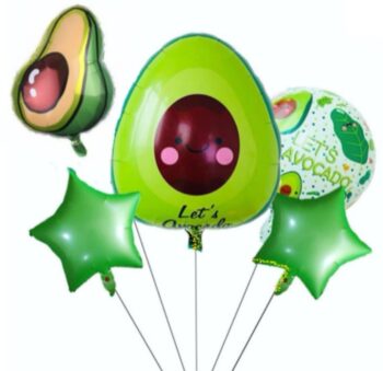 BalloonyFly ship today,Avocado Party Theme,Avocado Birthday Balloons,Avocado Party Supplies,Vegetable,Fruit Balloons