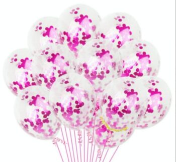 BalloonyFly hot pink,Confetti,balloons,Birthday,Party,Theme,Decoration,Girl,Favors,Hot Pink,supplies,Pink decoration,pink,costume,confetti,helium,party