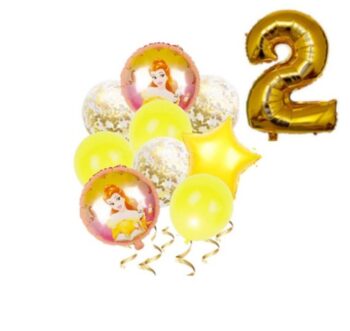 BalloonyFly ship today,Belle Princess Balloons,Party Birthday Decoration,Party supplies,Toddler Girl Princess Birthday,Accesories,Favors