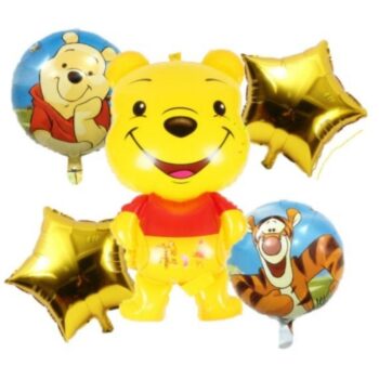 BalloonyFly ship today,Winnie the Pooh , Disney, Balloons Bouquet, Winnie decoration,Winnie Birthday Party Supplies, Winnie the Pooh happy birthday