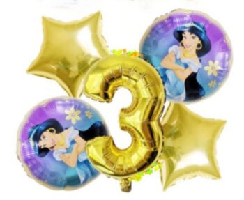 BalloonyFly ship today,Princess Jasmine Balloons,Princess Jasmine Birthday Party Supplies,Jasmined Mylar Balloons,Party Flavors,Baby Jasmin  Birthday