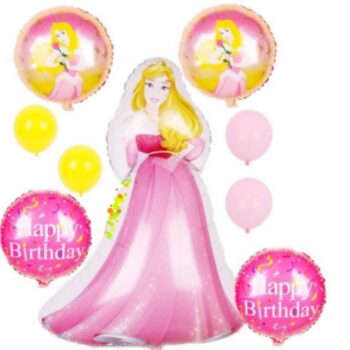 BalloonyFly ship today,Aurora Princess Balloons,Disney Princess Decoration Balloons,Disney Princess Balloons,Party Favors,Princess Aurora Bouquet