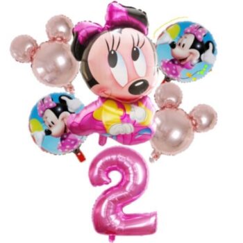 BalloonyFly ship today,baby Minnie Birthday Party Decoration,Baby Minnie Balloons Birthday Party,baby Minnie Birthday Boy Party,Baby Mickey Favors Party