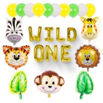 BalloonyFly ship today,Circus Zoo Birthday Balloons Mylar, Zoo Costume,Zoo Decoration, Zoo Birthday Boy, Circus