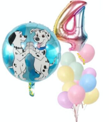 BalloonyFly ship today,Dalmatians,tableware,birthday,party,balloons,custom,costume,theme,latex,rainbow,pastel,girl