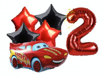 BalloonyFly Cars, Red , happy birthday, party supplies , party decor ,supplies , theme ,decoration, birthday set, birthday theme, Cars 1, cars 2