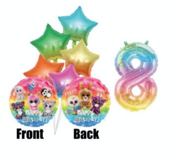 BalloonyFly Shop TY Plushies,Tableware,Bouquet,Decoration,Custom,Balloons,Birthday,Party,Theme,Costume,Outfit,Latex,Party Set,Birthday Set,ship today