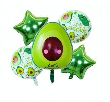BalloonyFly Avocado Balloons Bouquet,Decoration Veggie,Birthday,Tableware,Fruits Party Balloons