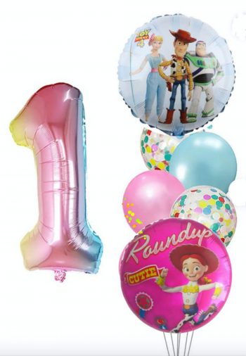 BalloonyFly Bo Peep Balloons,Jessie,Cowgirl,Woody Balloons,Birthday,Party Theme,Balloons,Party Theme,Supplies,Tableware,Gift,Girl,Boy
