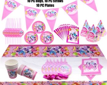 BalloonyFly My Little Pony,Birthday,Supplies,Party,Girl,My Little Pony,Decoration,Plate,Supplies,ship today,cake,horse,cake,pinky pie, rainbow dash