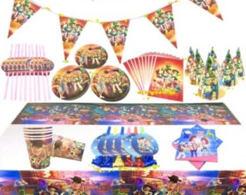 BalloonyFly Toy Story,Jessie,woody,Birthday,Supplies,Party,Decoration,Boy,Plate,banner,cake,cups,ship today,balloons,piñata,tablecover,gift,celebration