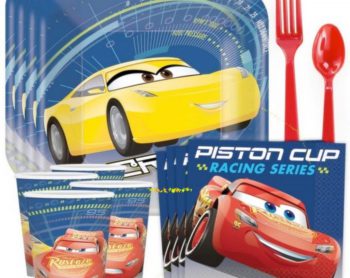 BalloonyFly Cars,Birthday,Supplies,Party,Decoration,Cups,Plates,Napkins,Boy,Party,Theme,Tableware,Cruz,race,tablecover,ship today,McQueen,speed
