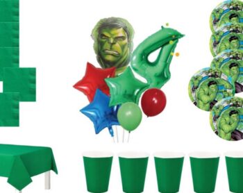 BalloonyFly Hulk,balloons,Avengers,Birthday,Party,Boy,Tableware,Decoration,Cups,Napkins,Supplies,ship today,superheros,green,