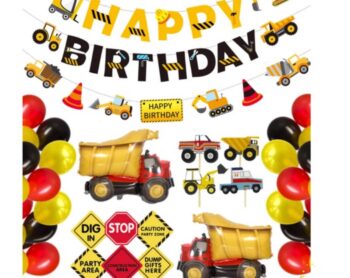 BalloonyFly Tractor,Construction,Trucks,Birthday,balloons,Decoration,Boy,Toddler,Building,Party,Flavors,Accsories,ship today,low price,limited edition