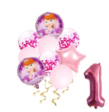 BalloonyFly ship today,Princess Sofia,Sofia the First,Party Balloons,Princess Birthday Party Supplies,Toddler Girl,My First Birthday,Decoration