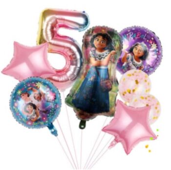 BalloonyFly Encanto,balloons,Birthday,Decoration,Tableware,Party,Supplies,Balloons,Bouquet,kids,girls,piñata,cake,,characters,mylar,supplies