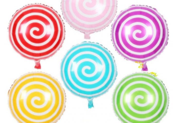 BalloonyFly Candy,lollipop,Balloons,Baby,Balloons,Birthday,Party,baby shower,Theme,Supplies,First,Decoration,Latex,Gift,sweet,foil,helium,cake,