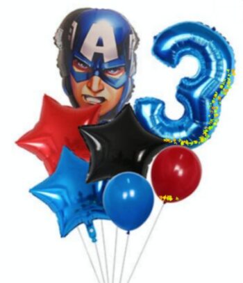 BalloonyFly ship today,Captain America,Boys and Boy Captain America Birthday,Theme,Decoration,Party,Gift,super hero,baby Captain America,Birthday Party