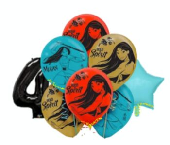 BalloonyFly Mulan birthday set