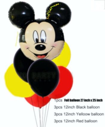 BalloonyFly ship today,Mickey First Birthday,Mickey Party Balloons,Mickey Birthday Decoration,Baby Mickey Birthday Supplies,Flavors