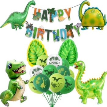 BalloonyFly ship today,Zoo Birthday Party Supplies,Dinosaurs Balloons,Wild Birthday,Jungle Birthday Decoration,Theme,Items