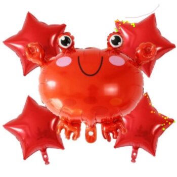 BalloonyFly ship today,Crab Birthday Party Decoration,Crab Balloons Birthday Party,Crab Birthday Boy Party, Crab Favors Party, boy ,girl, baby,sea party