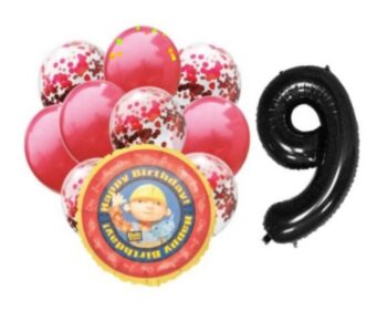 BalloonyFly ship today,Bob The Builder,Balloons,Bouquet,Birthday,Theme,Custom,Costume,Outfit,Party,Tableware,Balloon Party,Latex,Clothes,Party Theme