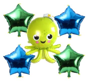 BalloonyFly ship today,Octopus Birthday Party Decoration,Octopus Balloons Birthday Party,Octopus Birthday Boy Party, Octopus Favors Party