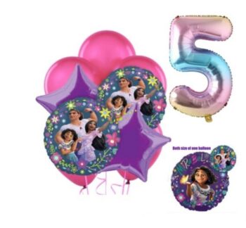 BalloonyFly Encanto,Mirabel,luisa,balloons,Party Supplies,Theme,Decoration,Tableware,Supplies,Party Flavors,Gift,Bouquet,piñata,cake,Ship today, helium