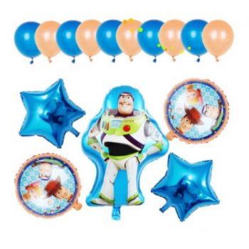 BalloonyFly Buzz LightYear,ship today,Balloons,Toy Story,Decoration,Balloons,Birthday,Galaxy,Party,latex,superhero,cake,blue, stars,galaxy,space,ship