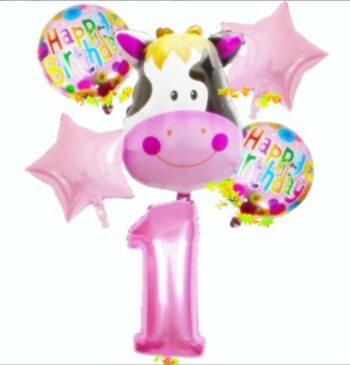 BalloonyFly ship today,Cow Birthday Party Decoration,Cow Balloons Birthday Party,Cow Birthday Boy Party,Baby Cow Favors Party