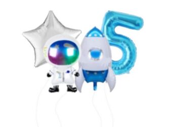 BalloonyFly ship today,Astronaut,Space,Spacecraft,Birthday,Galaxy,Airship,Theme Party,Decoration,Party Supplies,Items