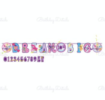 BalloonyFly My little Pony Banner,Pony birthday decoration,Rainbow Dash Birthday Girl,Personalize Banner for Girl Birthday