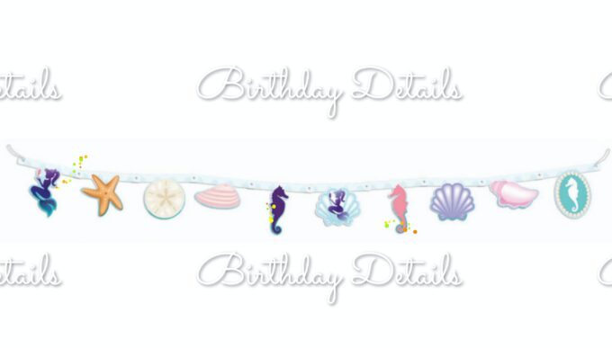 BalloonyFly Mermaids, ship today, banner, supplies, decorations, under the sea, party, set, theme, birthday, tableware, spoons, forks, party supplies