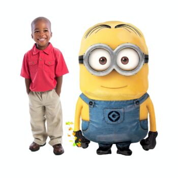 BalloonyFly Minions 43 inch tall,Despicable Me, Airwalker,Balloon,birthday,party,theme,foil,latex,balloons,theme,suppplies,decorations,cake,ships today