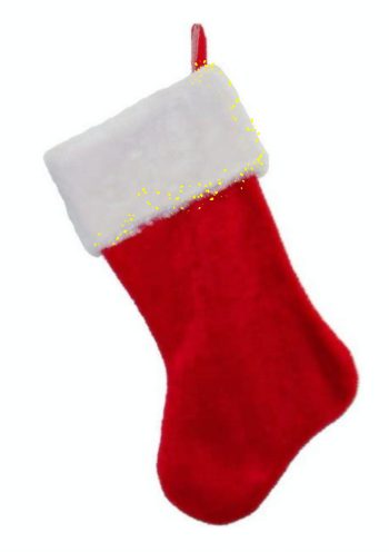 BalloonyFly Christmas,Plush,Stocking,18 Inch,ship today, red,white,decoration,navidad,