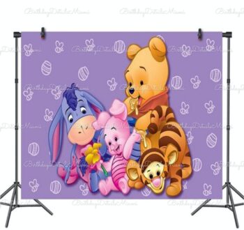 BalloonyFly Winnie the Pooh, tigger, Kanga, roo, Eeyore, piglet, rabbit, owl, Christopher, balloons, banner, birthday, supplies, bouquet, theme, set