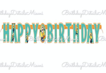 BalloonyFly Minions, ship today, banners, birthday, tableware, birthday party, decorations, gift,supplies,cups,spoons,forks,party supplies, theme