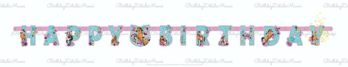 BalloonyFly Spirit, ship today, banners, birthday, tableware, birthday party, decorations, gift,supplies,cups,spoons,forks,party supplies, theme, horse