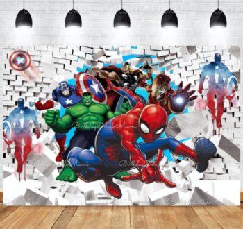 BalloonyFly Ship today,Avengers,Spiderman,latex, balloons,Birthday,Girl,Decoration,Tableware,Pink and blue decoration,Gift, banner, Captain America,Hulk
