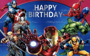 BalloonyFly Ship today,Avengers,Spiderman,latex, balloons,Birthday,Boy,Decoration,Tableware,Avengers decoration,Gift, banner, Captain America,Hulk