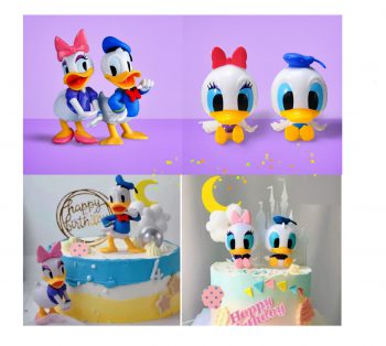 BalloonyFly Cake,topper,Daisy,Duck,Donald,Plastic,Birthday,decoration,Tableware,figures,baby,girls,boys,frosting,resin,ship today,set,